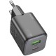 Сетевое зар./устр. Hoco N41 Almighty Black 20W 3A (PD+QC+AFC) USB-A/Type-C черный