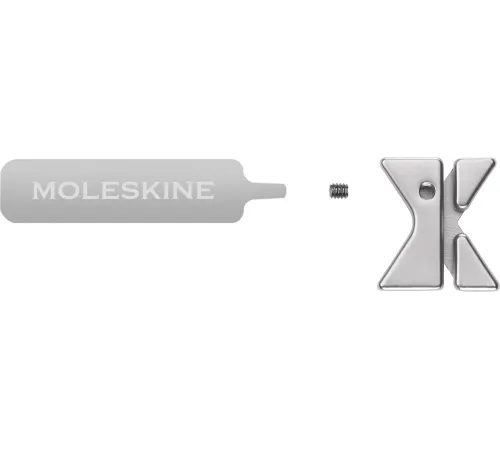 Шильд-символ Moleskine Sakura Цветок металл серебристый/розовый LESU08PINFLWCRYS Шильд-символ Moleskine Sakura Цветок металл серебристый/розовый LESU08PINFLWCRYS