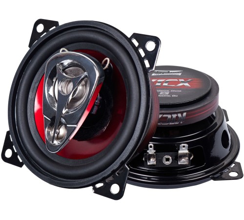 Колонки автомобильные Kicx SP 100 60Вт 89дБ 4Ом 10см (4дюйм) (ком.:2кол.) коаксиальные трехполосные Колонки автомобильные Kicx SP 100 60Вт 89дБ 4Ом 10см (4дюйм) (ком.:2кол.) коаксиальные трехполосные
