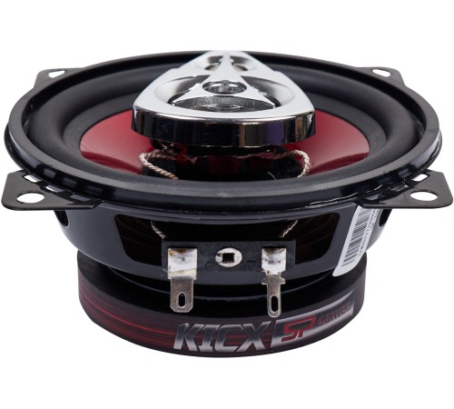 Колонки автомобильные Kicx SP 100 60Вт 89дБ 4Ом 10см (4дюйм) (ком.:2кол.) коаксиальные трехполосные Колонки автомобильные Kicx SP 100 60Вт 89дБ 4Ом 10см (4дюйм) (ком.:2кол.) коаксиальные трехполосные