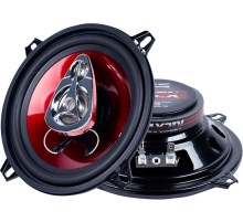 Колонки автомобильные Kicx SP 133 100Вт 89дБ 4Ом 13см (5дюйм) (ком.:2кол.) коаксиальные трехполосные