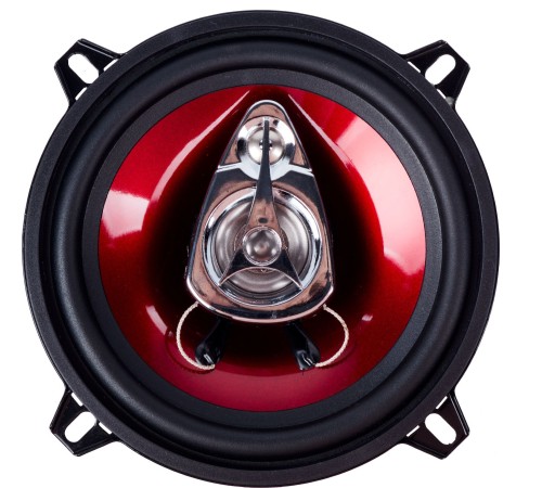 Колонки автомобильные Kicx SP 133 100Вт 89дБ 4Ом 13см (5дюйм) (ком.:2кол.) коаксиальные трехполосные