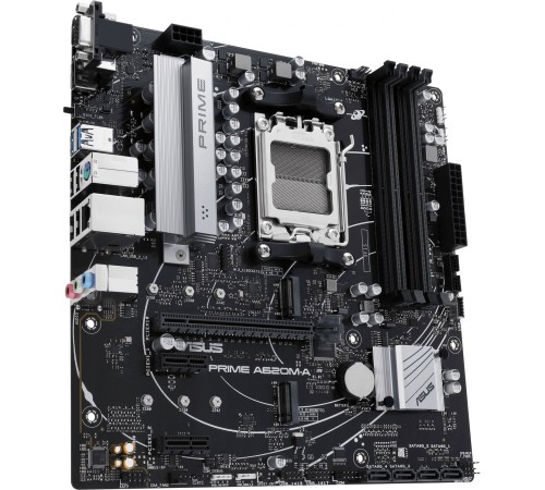 Материнская плата ASUS PRIME A620M-A-CSM, Socket AM5, A620, 4*DDR5,  D-Sub+VGA+HDMI, 4xSATA3, Audio, Gb LAN, USB 3.2, USB 2.0, mATX; 90MB1F10-M0EAYC (PRIME A620M-A-CSM)