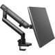 Кронштейн для мониторов Ultramounts UM709 черный 17"-32" макс.8кг крепление к столешнице поворот и наклон