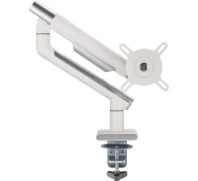 Кронштейн для мониторов Ultramounts UM713W белый 17"-32" макс.9кг крепление к столешнице поворот и наклон