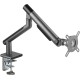 Кронштейн для мониторов Ultramounts UM713B черный 17"-32" макс.9кг крепление к столешнице поворот и наклон