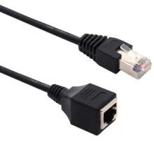 Патч-корд Buro BU-C5EXTND-2M-B UTP cat5E 2м черный RJ-45 (m)-RJ-45 (f)