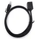 Патч-корд Buro BU-C5EXTND-2M-B UTP cat5E 2м черный RJ-45 (m)-RJ-45 (f)
