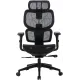 Кресло Cactus CS-MC555-BK черный сетка с подголов. крестов. пластик