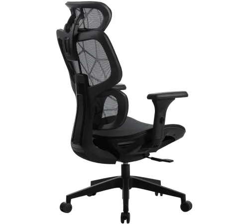 Кресло Cactus CS-MC555-BK черный сетка с подголов. крестов. пластик