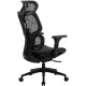 Кресло Cactus CS-MC555-BK черный сетка с подголов. крестов. пластик