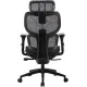Кресло Cactus CS-MC555-BK черный сетка с подголов. крестов. пластик
