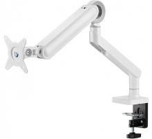 Кронштейн для мониторов Ultramounts UM719W белый 17"-35" макс.10.5кг крепление к столешнице поворот и наклон