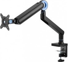 Кронштейн для мониторов Ultramounts UM719B черный 17"-35" макс.10.5кг крепление к столешнице поворот и наклон