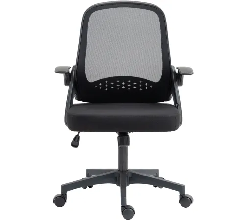 Кресло Cactus CS-MC212-BK черный низк.спин. крестов. пластик