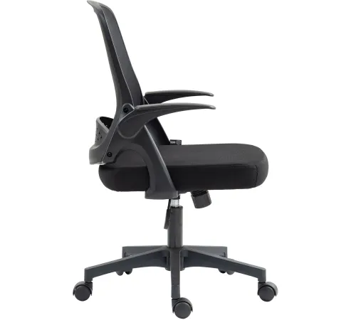Кресло Cactus CS-MC212-BK черный низк.спин. крестов. пластик