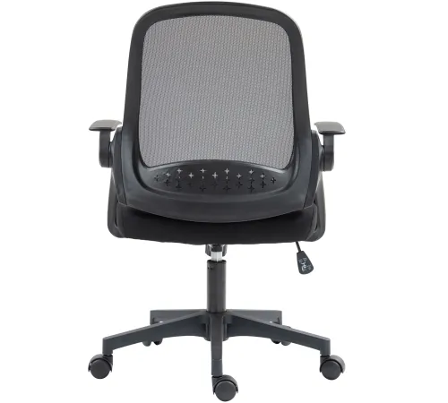 Кресло Cactus CS-MC212-BK черный низк.спин. крестов. пластик