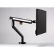 Кронштейн для мониторов Ultramounts UM725B черный 17"-32" макс.9кг крепление к столешнице поворот и наклон