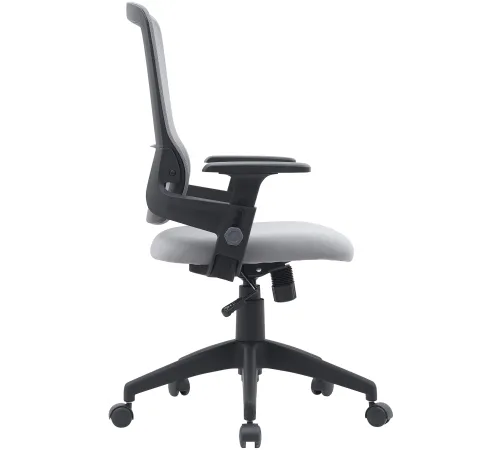 Кресло Cactus CS-MC313-BKGY черный/серый сетка/ткань низк.спин. крестов. пластик пластик черный Кресло Cactus CS-MC313-BKGY черный/серый сетка/ткань низк.спин. крестов. пластик пластик черный