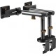Кронштейн для мониторов Ultramounts UM727B черный 17"-32" макс.9кг крепление к столешнице поворот и наклон