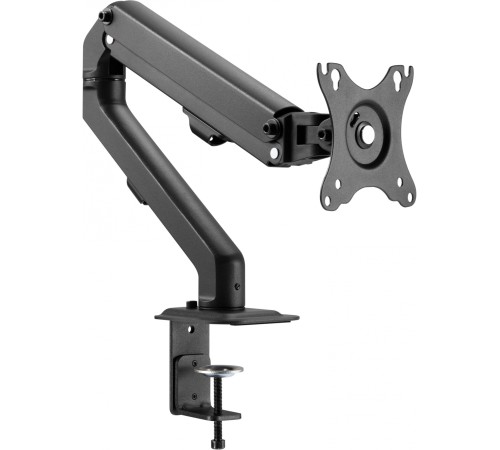 Кронштейн для мониторов Ultramounts UM728 черный 17"-27" макс.7кг крепление к столешнице поворот и наклон Кронштейн для мониторов Ultramounts UM728 черный 17"-27" макс.7кг крепление к столешнице поворот и наклон