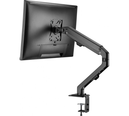 Кронштейн для мониторов Ultramounts UM728 черный 17"-27" макс.7кг крепление к столешнице поворот и наклон Кронштейн для мониторов Ultramounts UM728 черный 17"-27" макс.7кг крепление к столешнице поворот и наклон