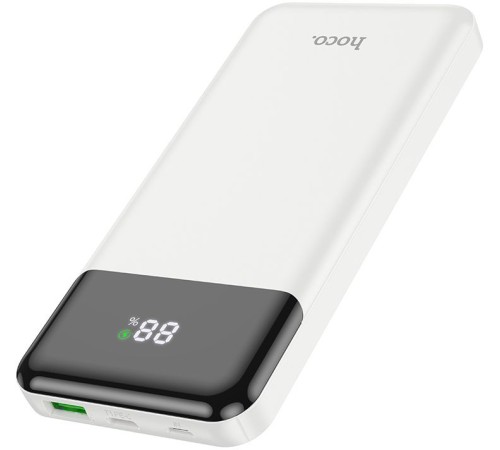 Мобильный аккумулятор Hoco J102 Cool figure white 10000mAh 20W 3A белый