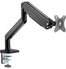 Кронштейн для мониторов Ultramounts UM730 черный 17"-45" макс.16кг крепление к столешнице поворот и наклон