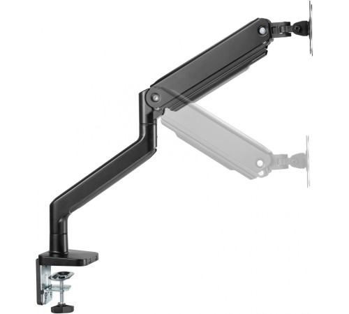 Кронштейн для мониторов Ultramounts UM730 черный 17"-45" макс.16кг крепление к столешнице поворот и наклон Кронштейн для мониторов Ultramounts UM730 черный 17"-45" макс.16кг крепление к столешнице поворот и наклон