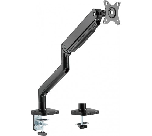 Кронштейн для мониторов Ultramounts UM730 черный 17"-45" макс.16кг крепление к столешнице поворот и наклон Кронштейн для мониторов Ultramounts UM730 черный 17"-45" макс.16кг крепление к столешнице поворот и наклон