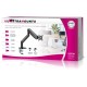 Кронштейн для мониторов Ultramounts UM730 черный 17"-45" макс.16кг крепление к столешнице поворот и наклон
