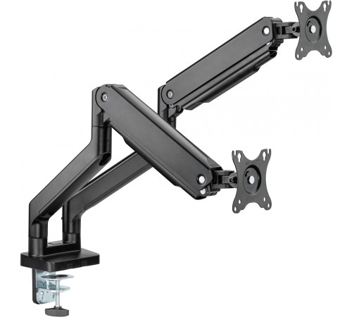 Кронштейн для мониторов Ultramounts UM731 черный 17"-35" макс.16кг крепление к столешнице поворот и наклон
