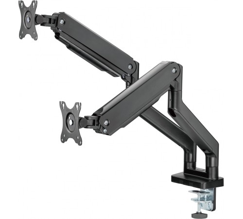 Кронштейн для мониторов Ultramounts UM731 черный 17"-35" макс.16кг крепление к столешнице поворот и наклон