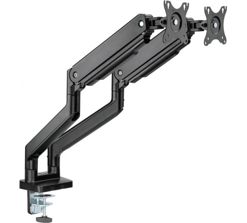 Кронштейн для мониторов Ultramounts UM731 черный 17"-35" макс.16кг крепление к столешнице поворот и наклон