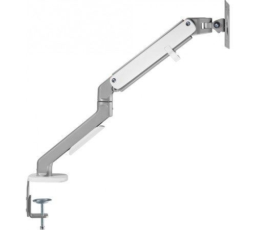 Кронштейн для мониторов Ultramounts UM734SIL серый/серебристый 17"-27" макс.7кг крепление к столешнице поворот и наклон Кронштейн для мониторов Ultramounts UM734SIL серый/серебристый 17"-27" макс.7кг крепление к столешнице поворот и наклон