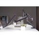 Кронштейн для мониторов Ultramounts UM734BL серый/черный 17"-27" макс.7кг крепление к столешнице поворот и наклон