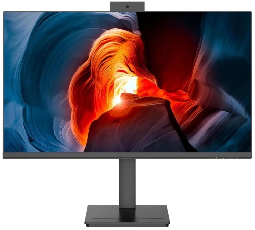 Монитор NPC 27" MF2712-B черный IPS LED 4ms 16:9 HDMI M/M Cam матовая HAS Piv 300cd 178гр/178гр 1920x1080 100Hz G-Sync FreeSync VGA DP FHD USB 7.9кг