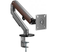 Кронштейн для мониторов Ultramounts UM734WD серый/коричневый 17"-27" макс.7кг крепление к столешнице поворот и наклон