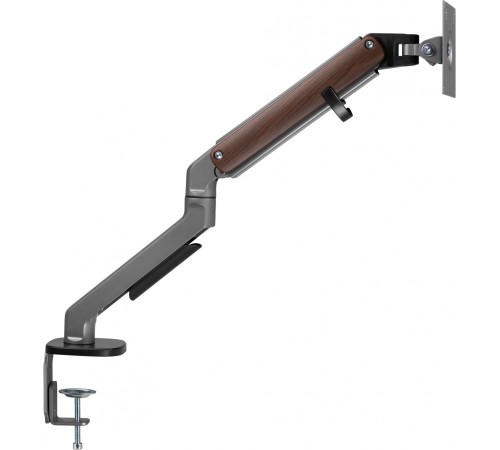 Кронштейн для мониторов Ultramounts UM734WD серый/коричневый 17"-27" макс.7кг крепление к столешнице поворот и наклон Кронштейн для мониторов Ultramounts UM734WD серый/коричневый 17"-27" макс.7кг крепление к столешнице поворот и наклон
