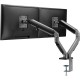 Кронштейн для мониторов Ultramounts UM735BL черный/серый 17"-27" макс.7кг крепление к столешнице поворот и наклон