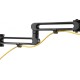 Кронштейн для мониторов Ultramounts UM737 черный 17"-32" макс.8кг крепление к столешнице поворот и наклон