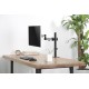 Кронштейн для мониторов Ultramounts UM736 черный 17"-32" макс.8кг крепление к столешнице поворот и наклон