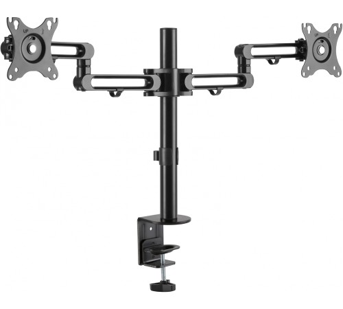 Кронштейн для мониторов Ultramounts UM737 черный 17"-32" макс.8кг крепление к столешнице поворот и наклон
