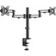 Кронштейн для мониторов Ultramounts UM737 черный 17"-32" макс.8кг крепление к столешнице поворот и наклон
