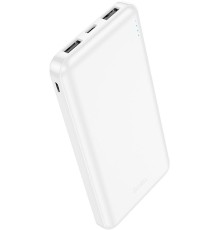 Мобильный аккумулятор Hoco J100 High-ranking white 10000mAh 2.1A 2xUSB-A белый