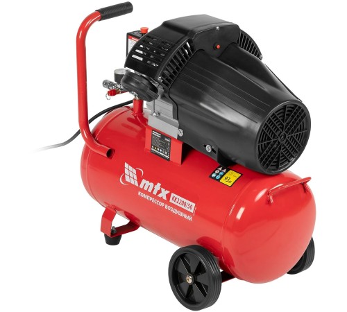 Компрессор поршневой MTX КК-2200/50 масляный 350л/мин 50л 2200Вт красный/черный Компрессор поршневой MTX КК-2200/50 масляный 350л/мин 50л 2200Вт красный/черный