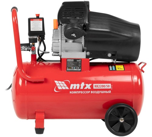 Компрессор поршневой MTX КК-2200/50 масляный 350л/мин 50л 2200Вт красный/черный Компрессор поршневой MTX КК-2200/50 масляный 350л/мин 50л 2200Вт красный/черный