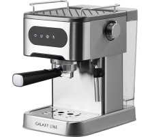 Кофеварка рожковая Galaxy Line GL 0761 1500Вт серебристый