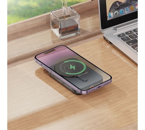 Мобильный аккумулятор Hoco J117A Esteem 10000mAh QC/PD 20W 2A USB-C беспров.зар. черный Мобильный аккумулятор Hoco J117A Esteem 10000mAh QC/PD 20W 2A USB-C беспров.зар. черный