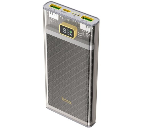 Мобильный аккумулятор Hoco J103 Discovery edition Gray 10000mAh QC/PD 22.5W 3A 2xUSB-A/USB-C серый Мобильный аккумулятор Hoco J103 Discovery edition Gray 10000mAh QC/PD 22.5W 3A 2xUSB-A/USB-C серый